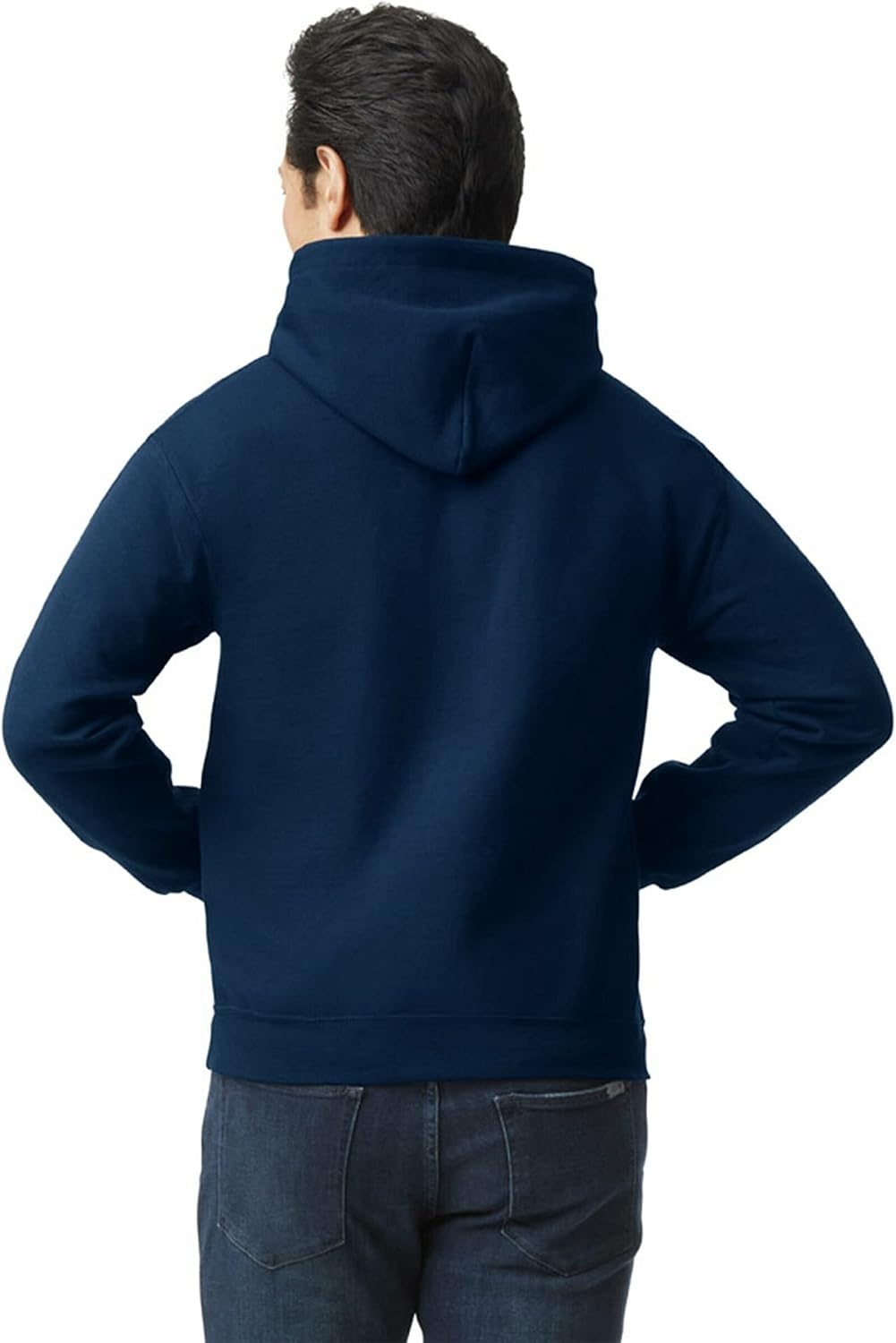 image:imageGildan Adult Fleece Hoodie Sweatshirt Style G18500 MultipackNavy 1pack