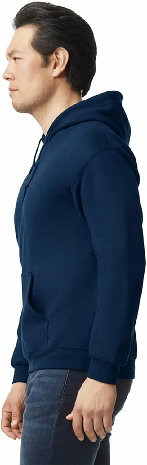 image:imageGildan Adult Fleece Hoodie Sweatshirt Style G18500 MultipackNavy 1pack