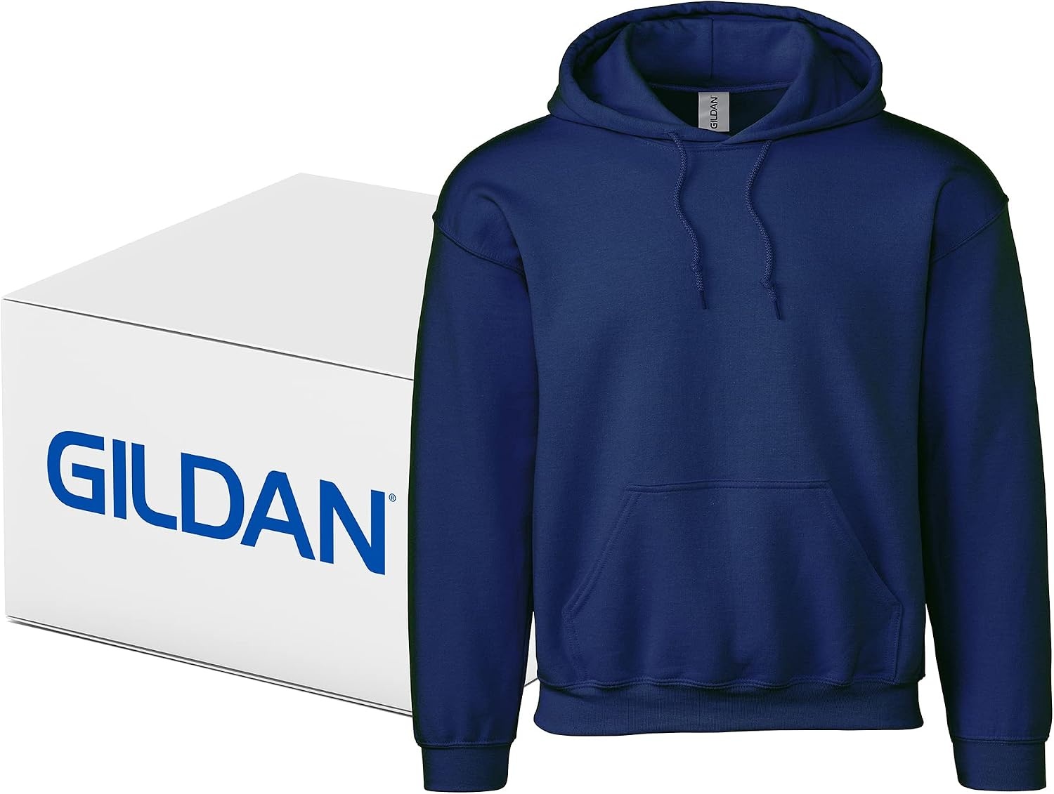 image:imageGildan Adult Fleece Hoodie Sweatshirt Style G18500 MultipackNavy 24pack
