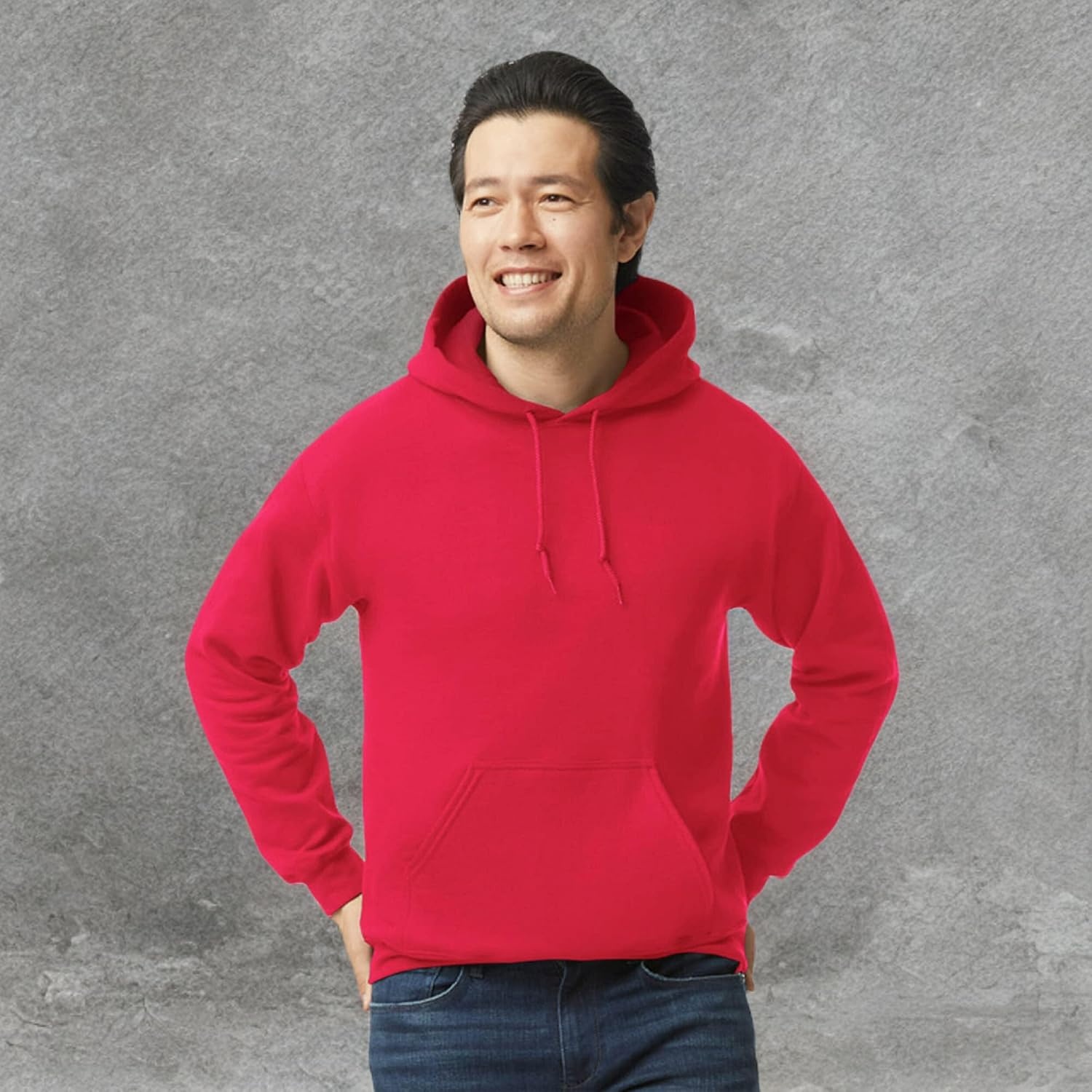image:imageGildan Adult Fleece Hoodie Sweatshirt Style G18500 MultipackRed 24pack