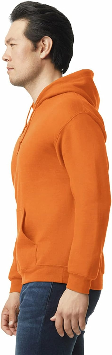image:imageGildan Adult Fleece Hoodie Sweatshirt Style G18500 MultipackS Orange 1pack