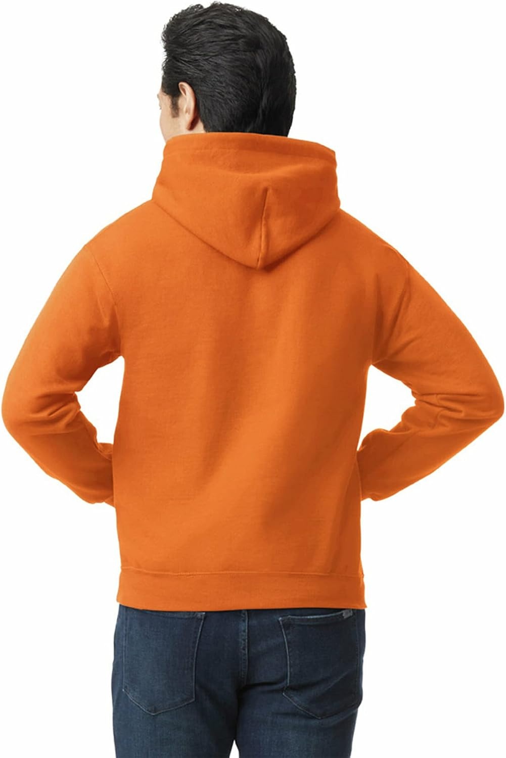 image:imageGildan Adult Fleece Hoodie Sweatshirt Style G18500 MultipackS Orange 1pack