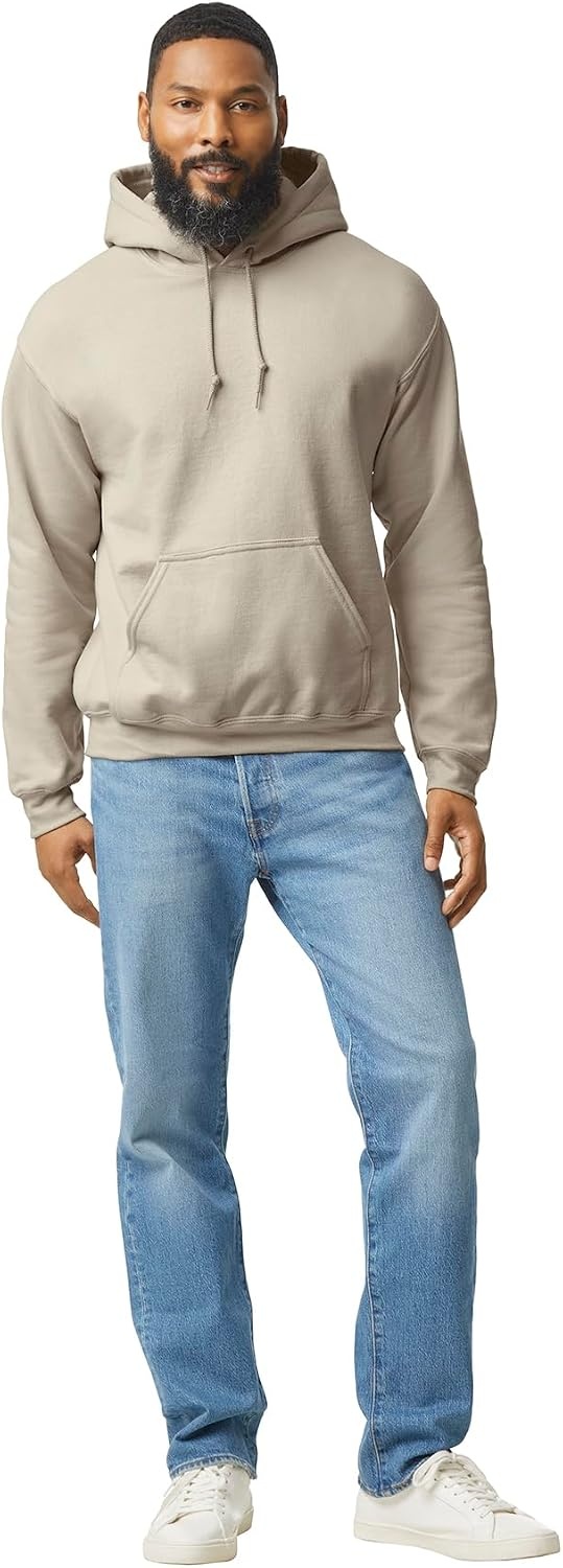 image:imageGildan Adult Fleece Hoodie Sweatshirt Style G18500 MultipackSand