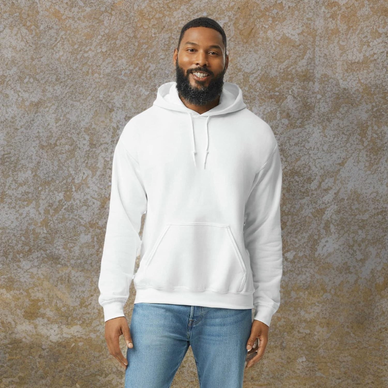 image:imageGildan Adult Fleece Hoodie Sweatshirt Style G18500 MultipackWhite 24pack