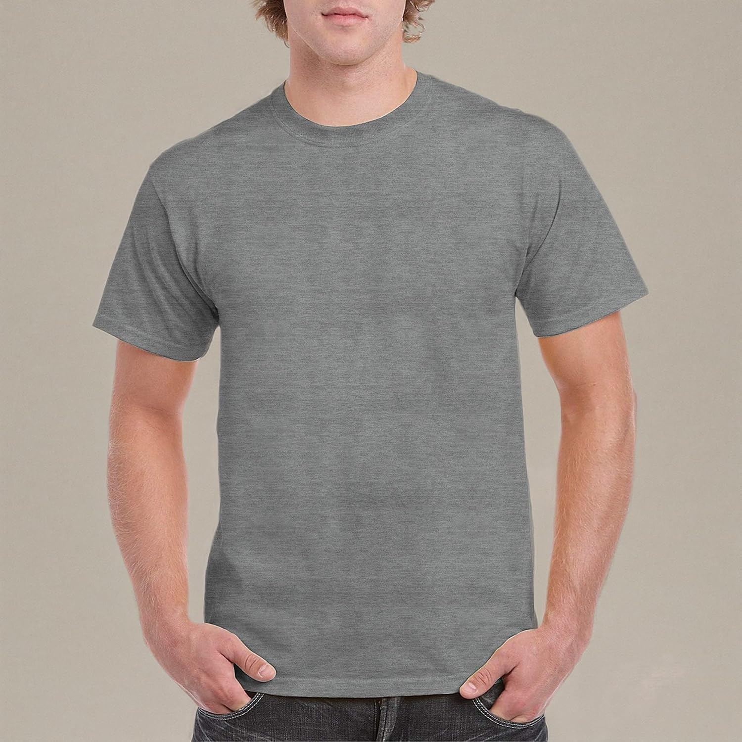 image:imageGildan Adult Heavy Cotton TShirt Style G5000Graphite Heather