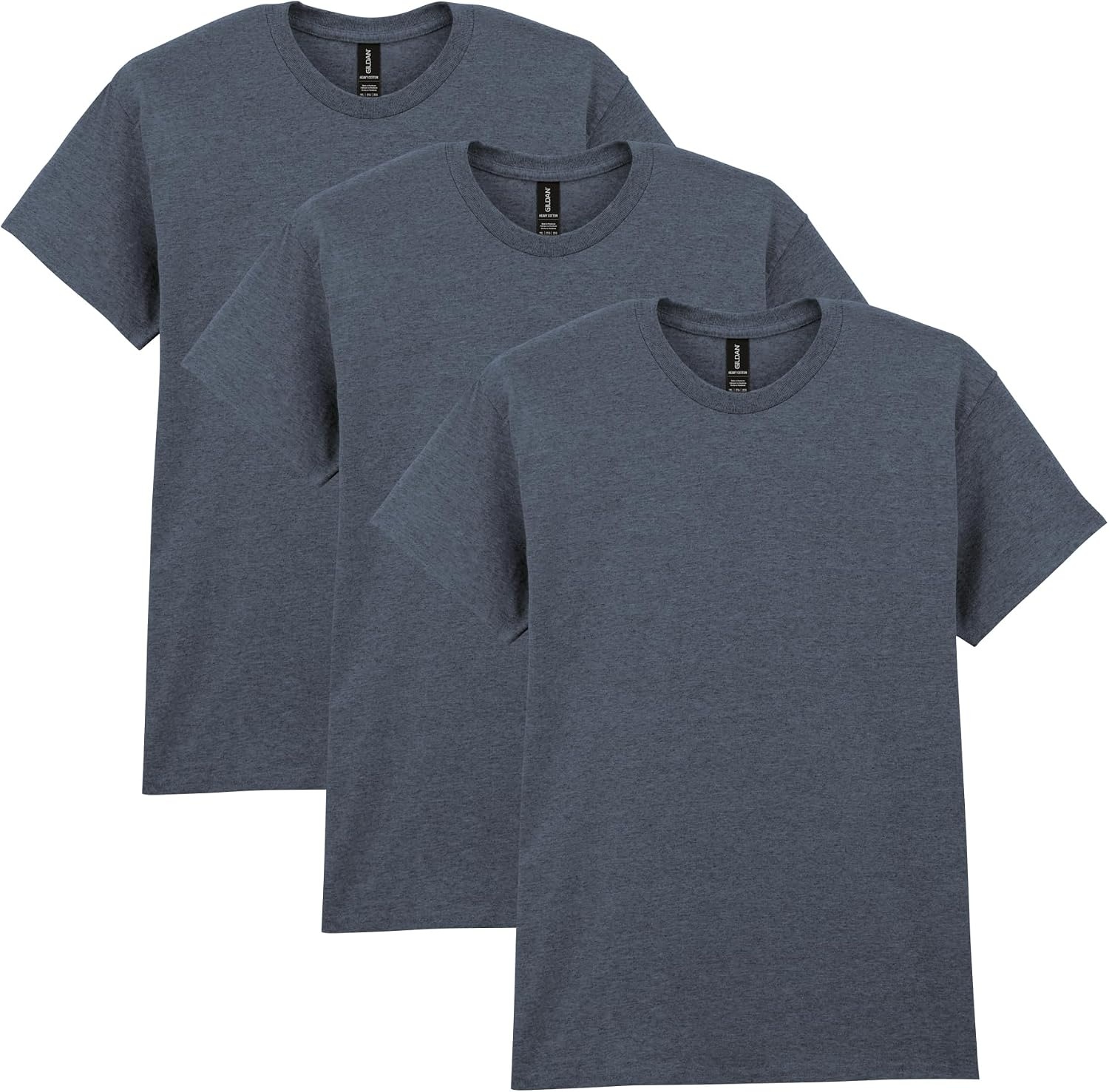 image:imageGildan Adult Heavy Cotton TShirt Style G5000Heather Navy