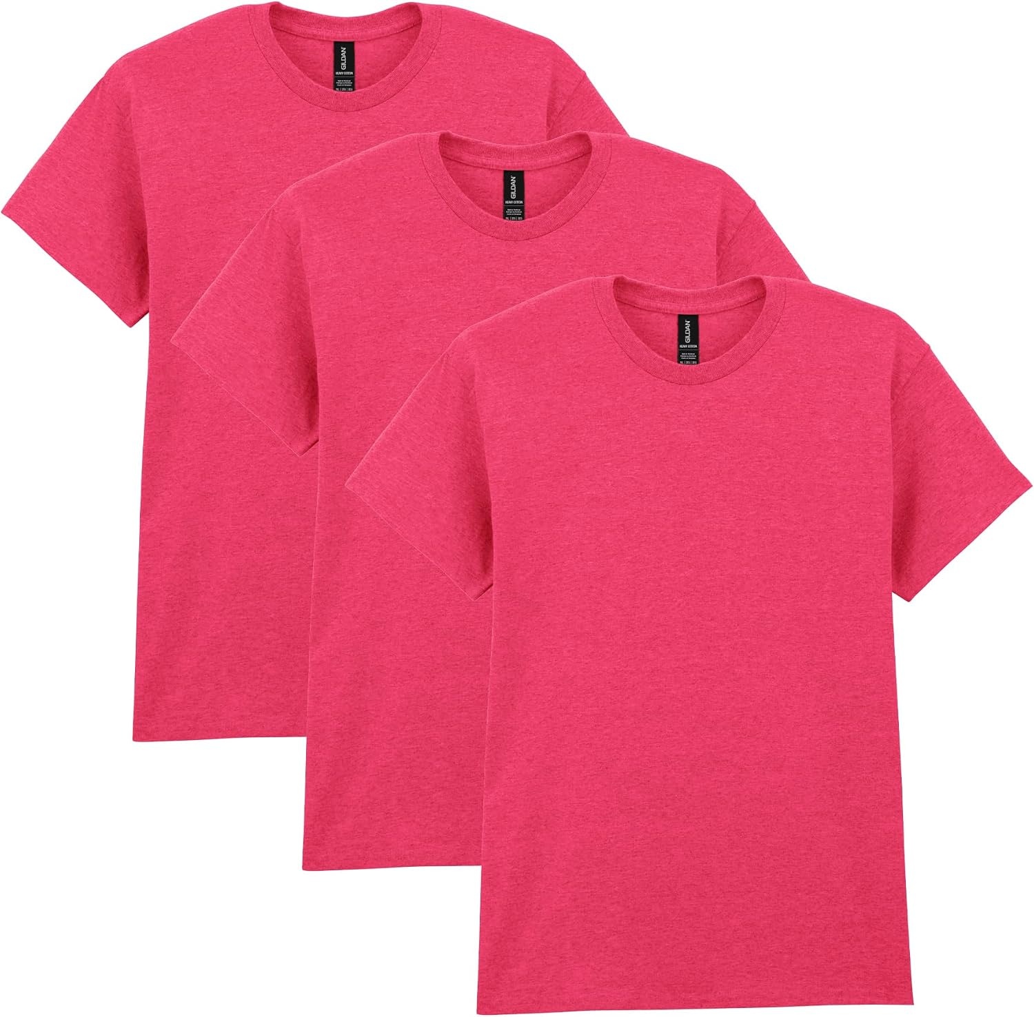 image:imageGildan Adult Heavy Cotton TShirt Style G5000Heather Red