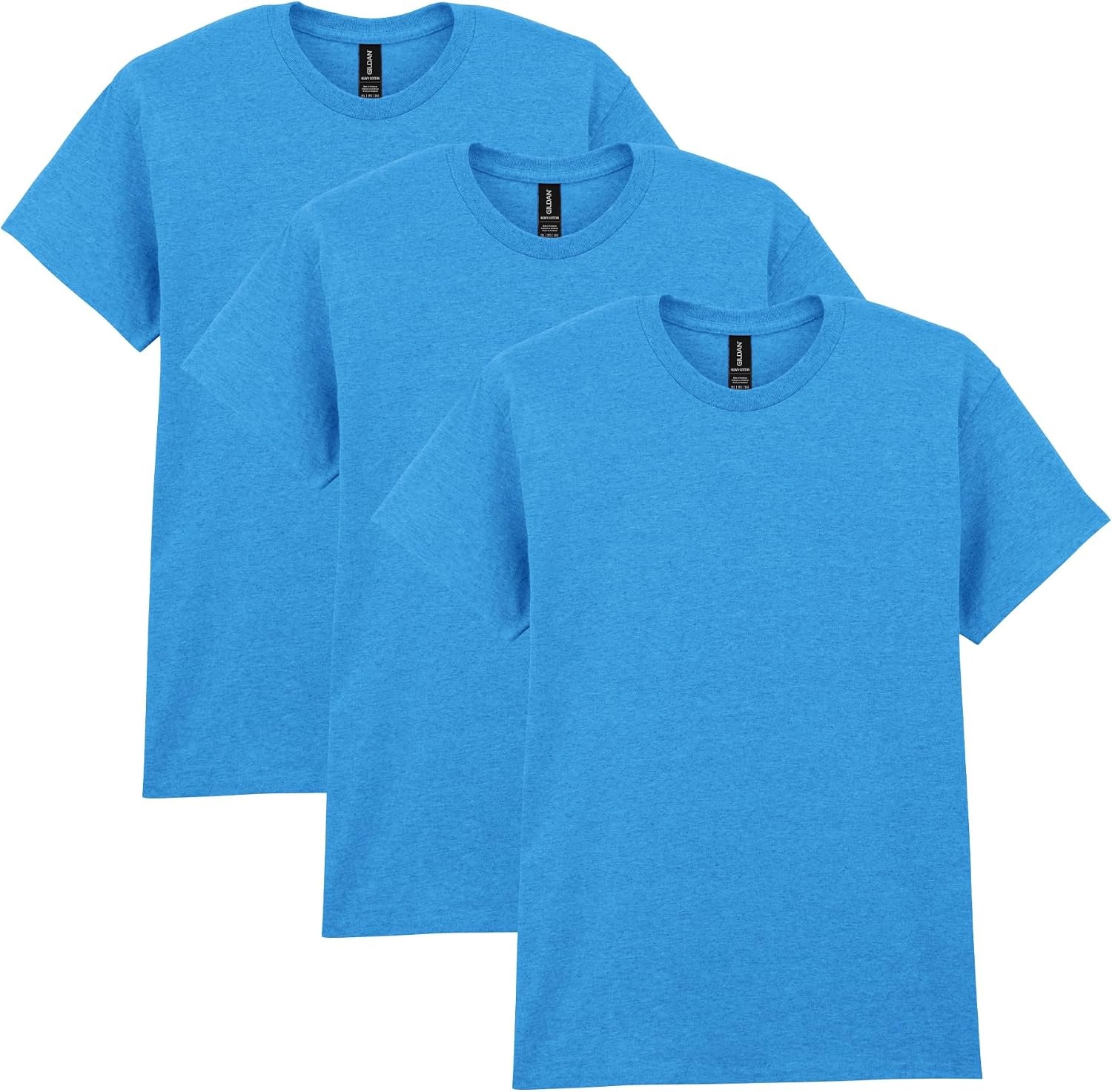 image:imageGildan Adult Heavy Cotton TShirt Style G5000Heather Sapphire