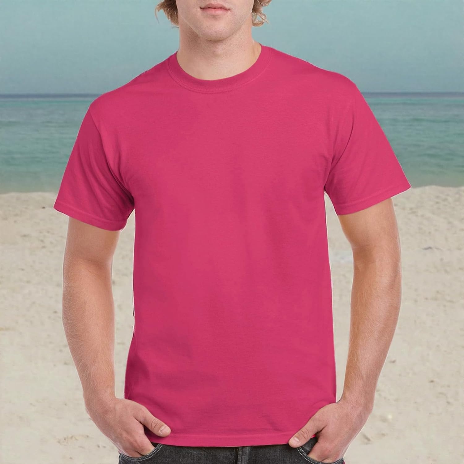 image:imageGildan Adult Heavy Cotton TShirt Style G5000Heliconia