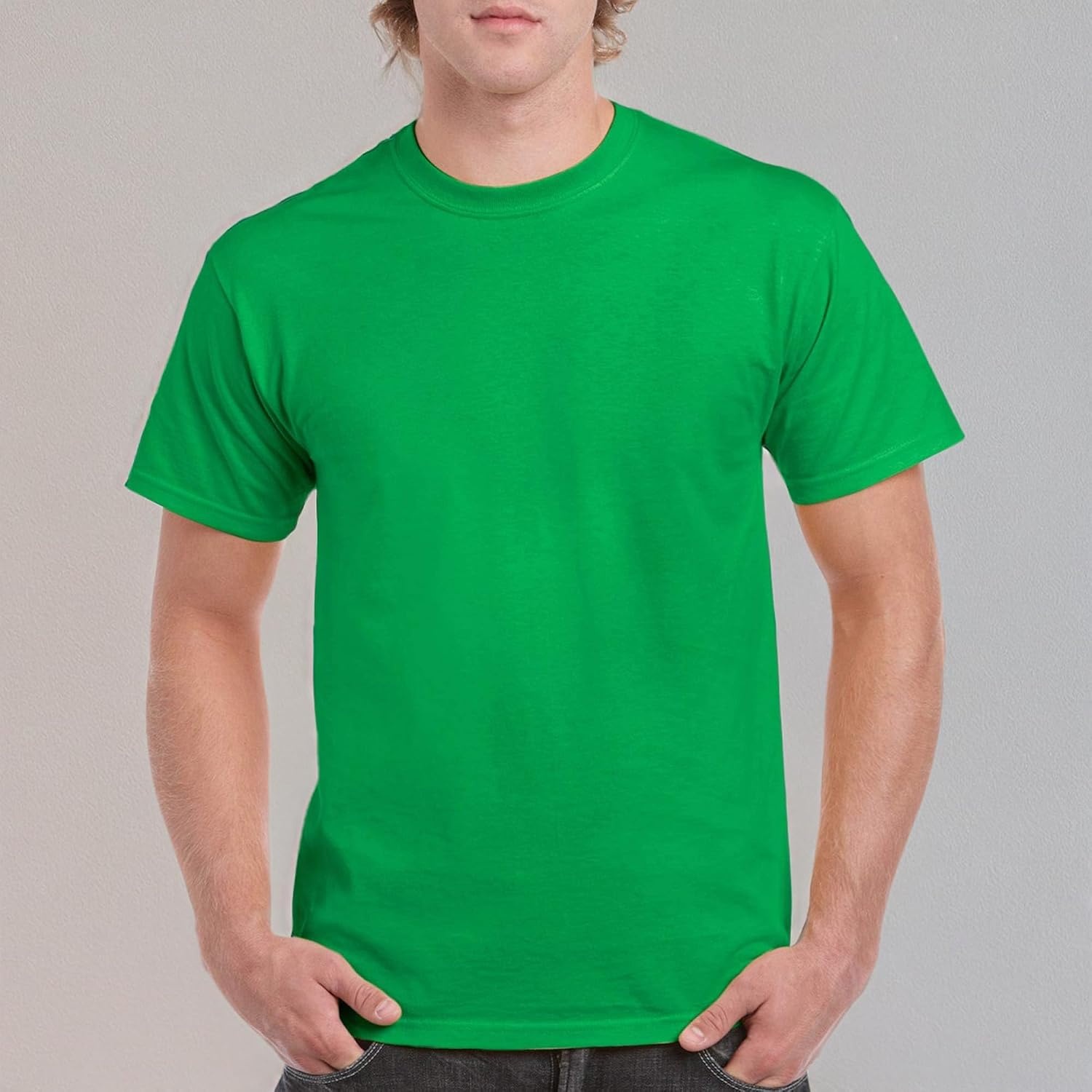 image:imageGildan Adult Heavy Cotton TShirt Style G5000Irish Green