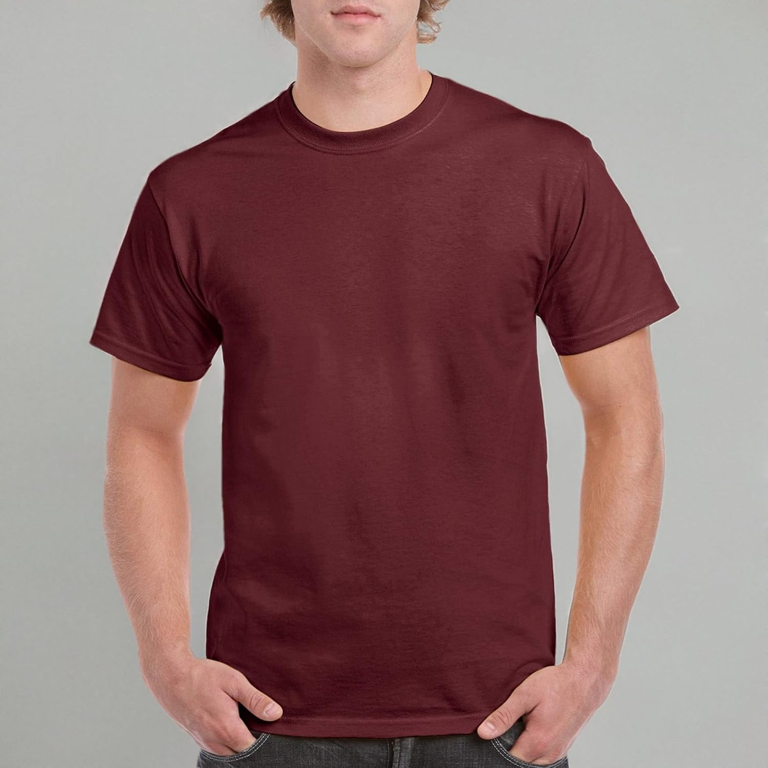 image:imageGildan Adult Heavy Cotton TShirt Style G5000Maroon