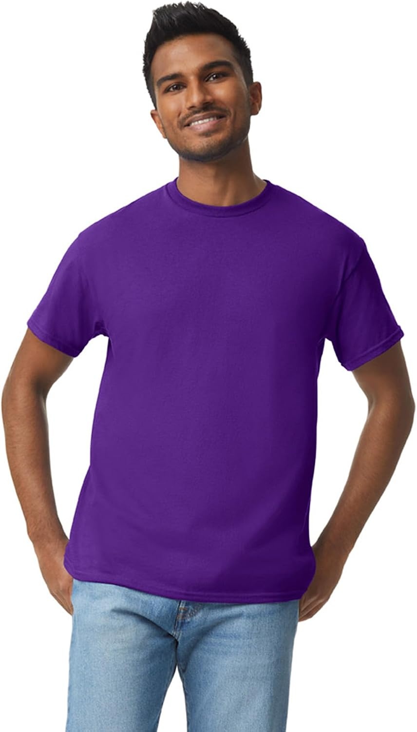 image:imageGildan Adult Heavy Cotton TShirt Style G5000Purple