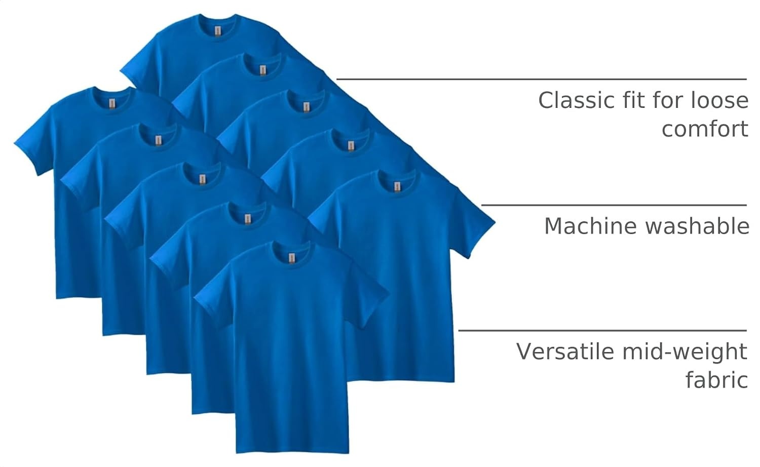 image:imageGildan Adult Heavy Cotton TShirt Style G5000Royal