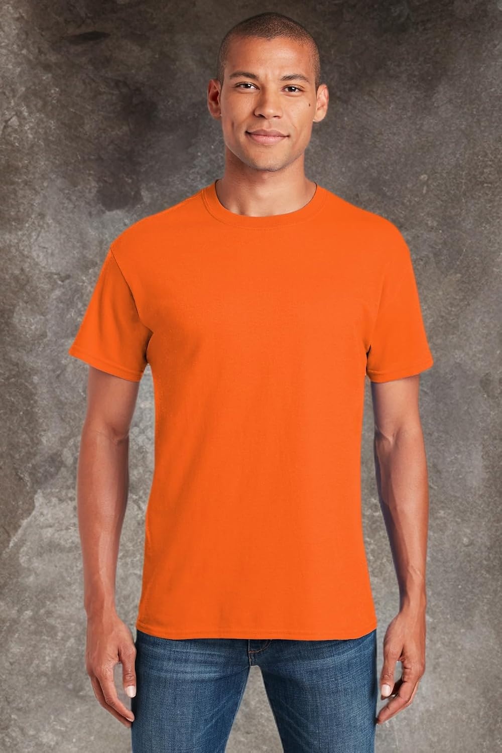 image:imageGildan Adult Heavy Cotton TShirt Style G5000S Orange 3pack