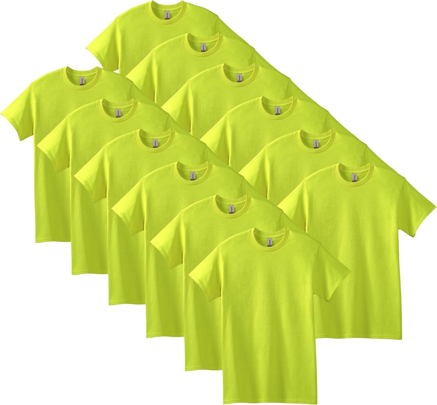 image:imageGildan Adult Heavy Cotton TShirt Style G5000Safety Green