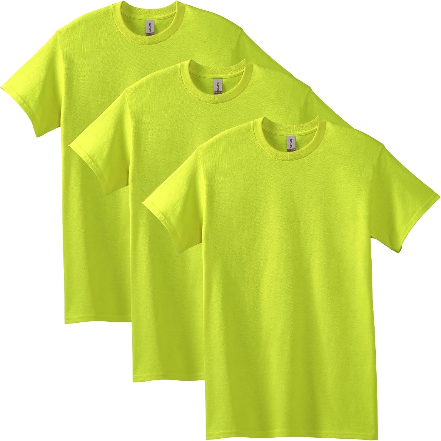 image:imageGildan Adult Heavy Cotton TShirt Style G5000Safety Green