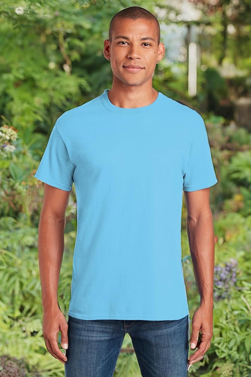 image:imageGildan Adult Heavy Cotton TShirt Style G5000Sky