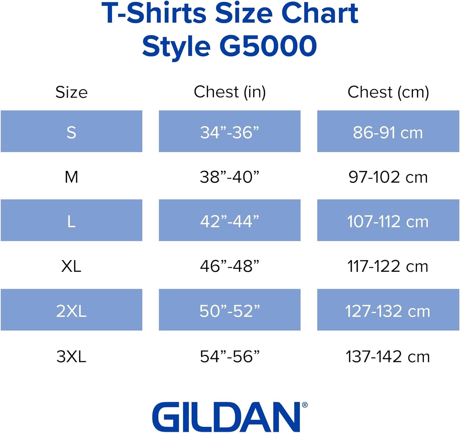 image:imageGildan Adult Heavy Cotton TShirt Style G5000Sky