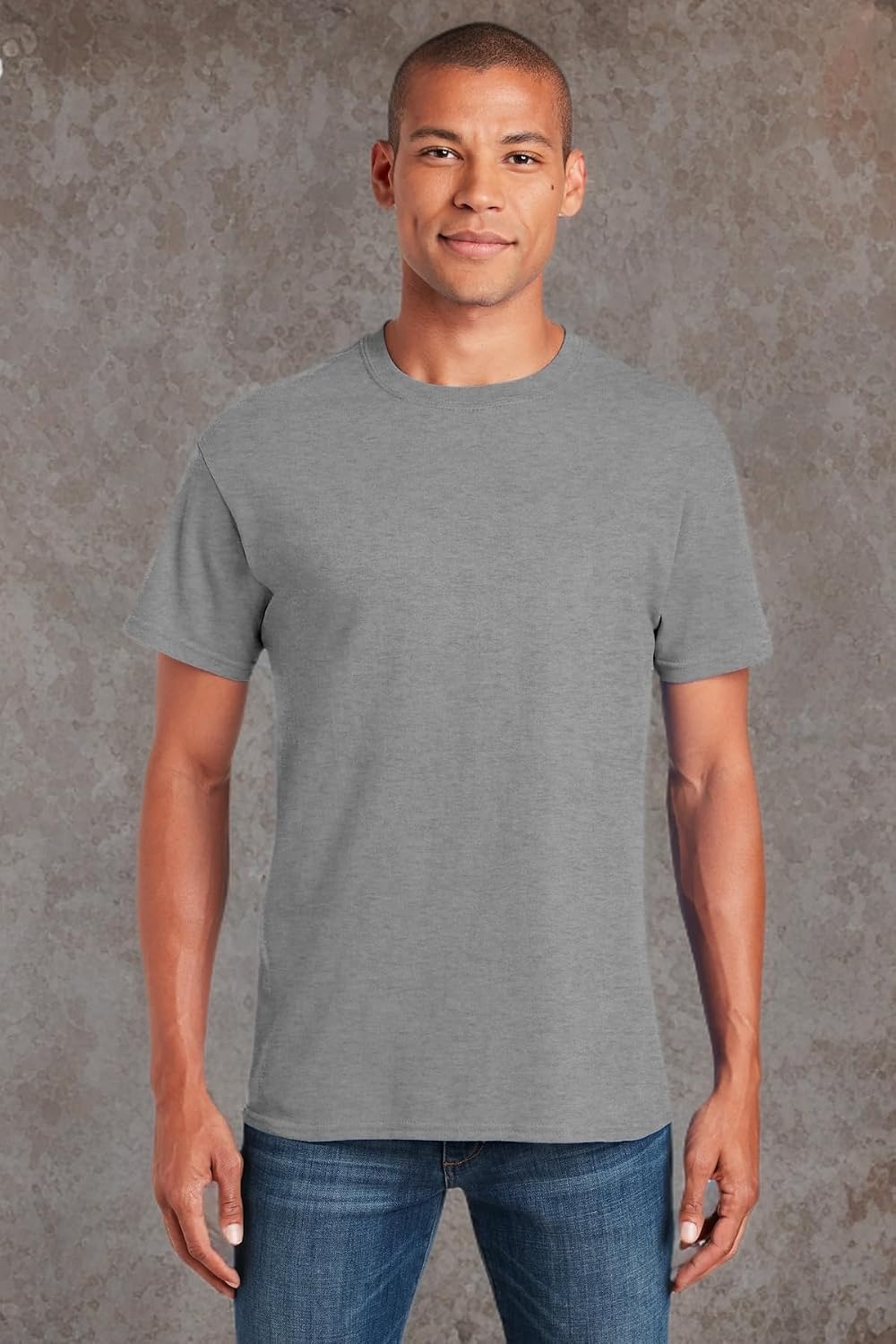 image:imageGildan Adult Heavy Cotton TShirt Style G5000Sport Grey