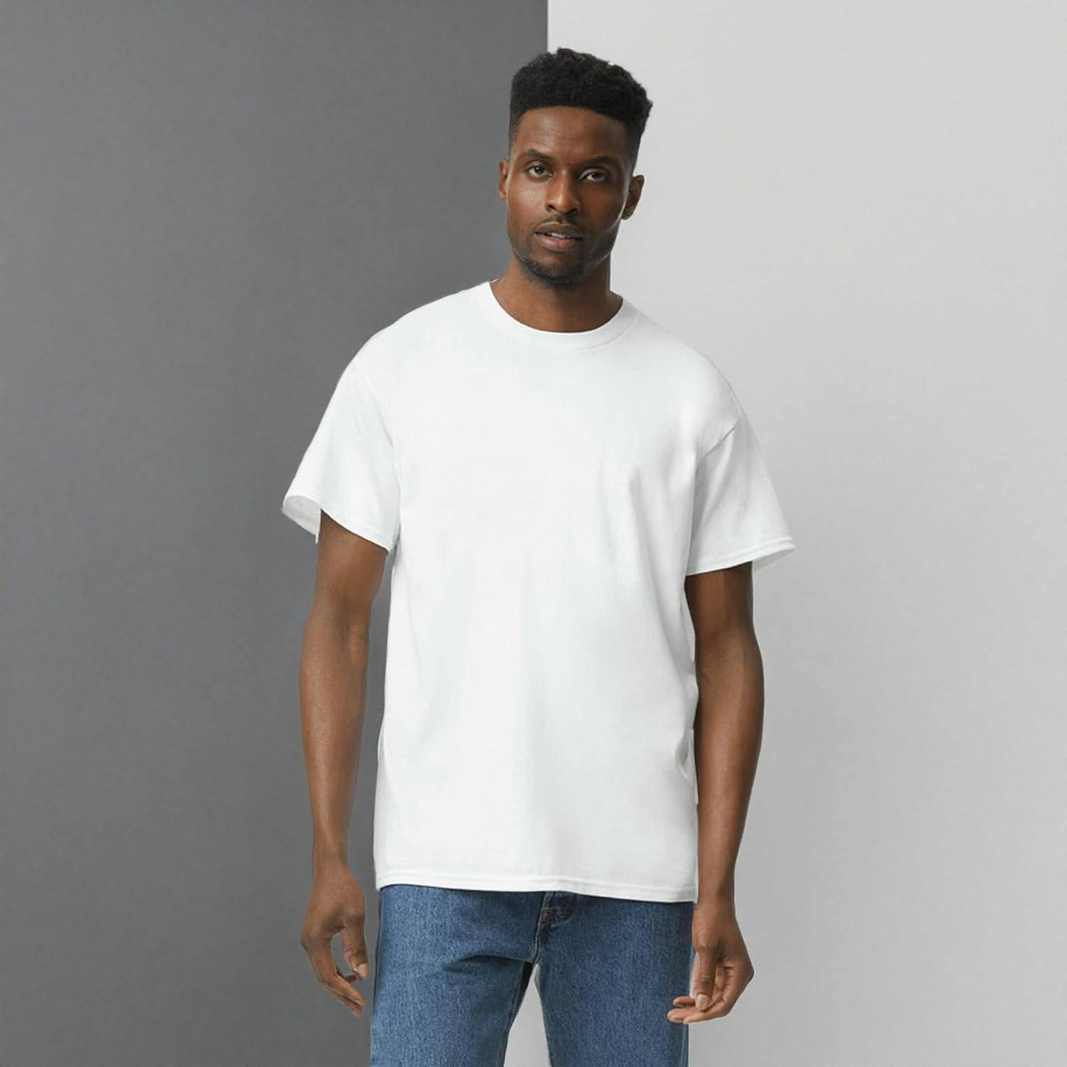 image:imageGildan Adult Heavy Cotton TShirt Style G5000White 72pack