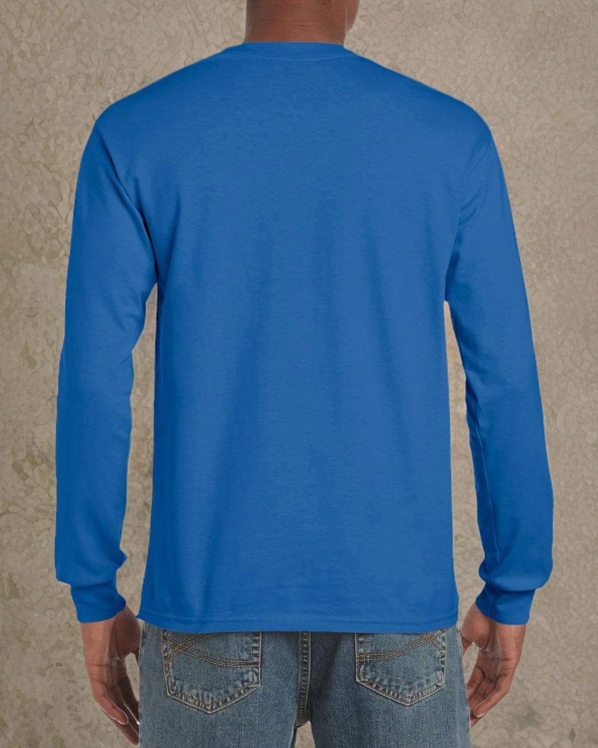 image:imageGildan Adult Ultra Cotton Long Sleeve TShirt Style G2400 MultipackRoyal