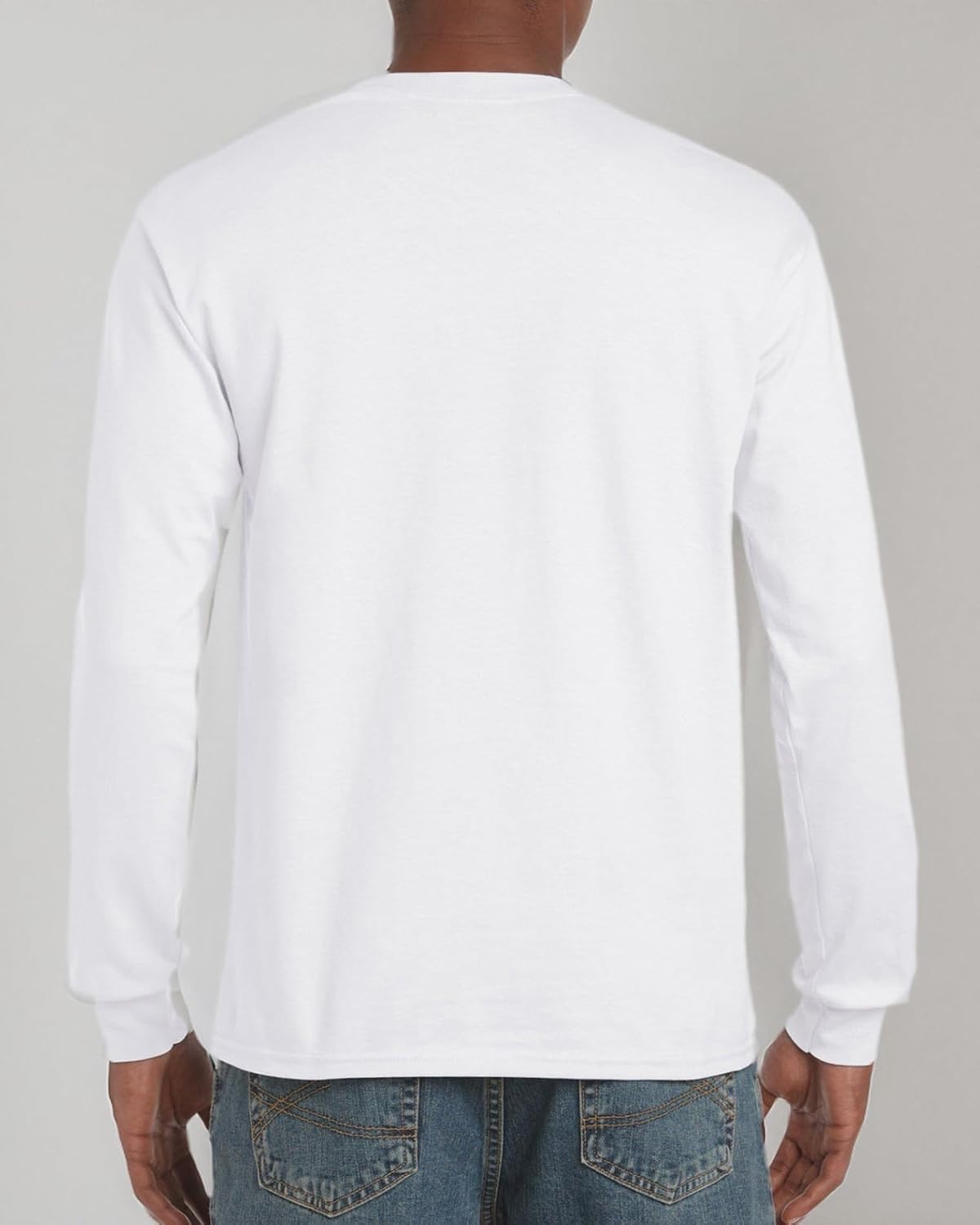 image:imageGildan Adult Ultra Cotton Long Sleeve TShirt Style G2400 MultipackWhite