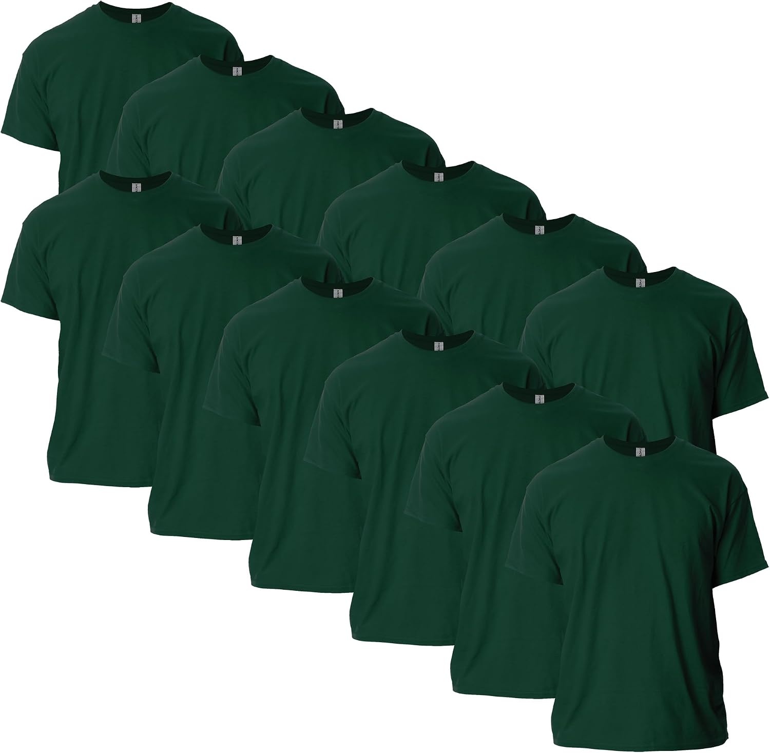 image:imageGildan Adult Ultra Cotton TShirt Style G2000 MultipackForest Green