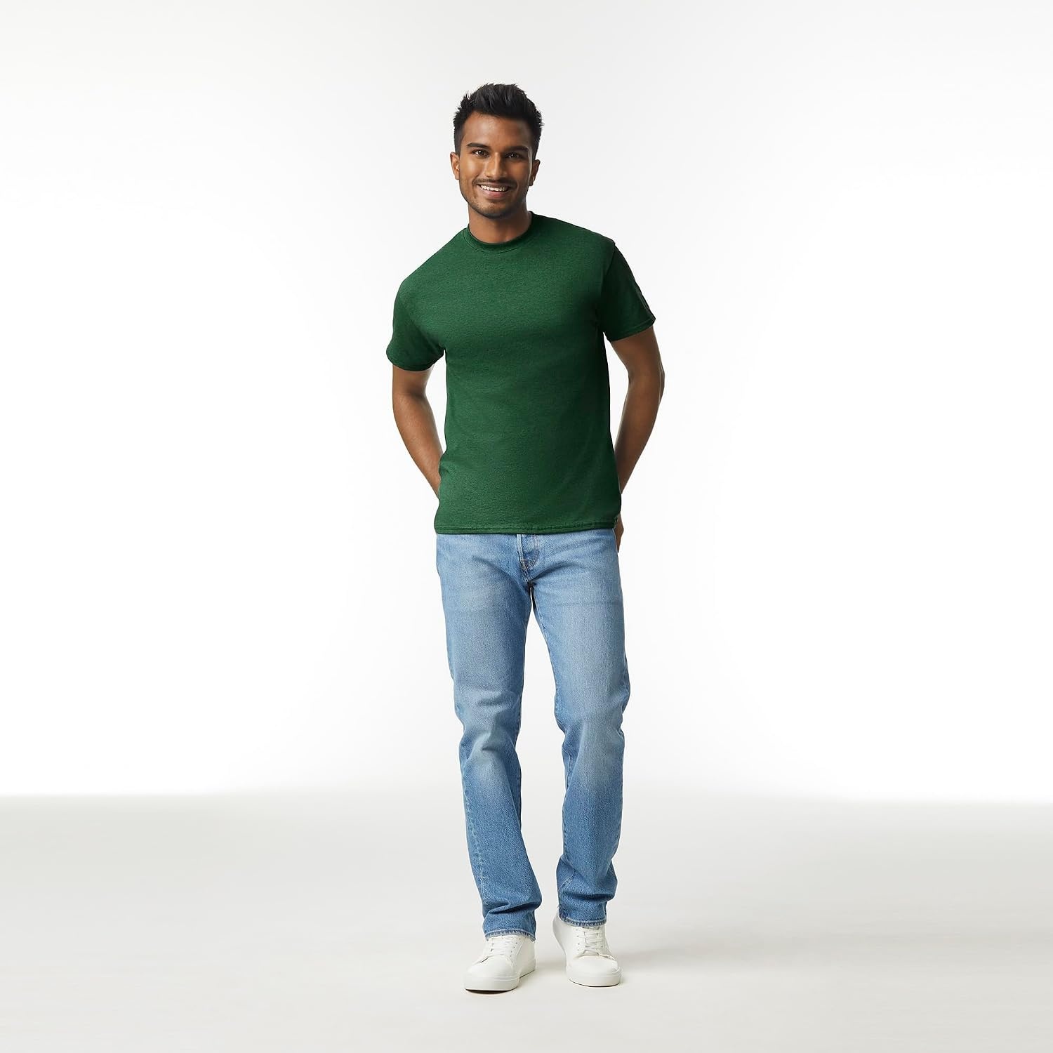 image:imageGildan Adult Ultra Cotton TShirt Style G2000 MultipackForest Green