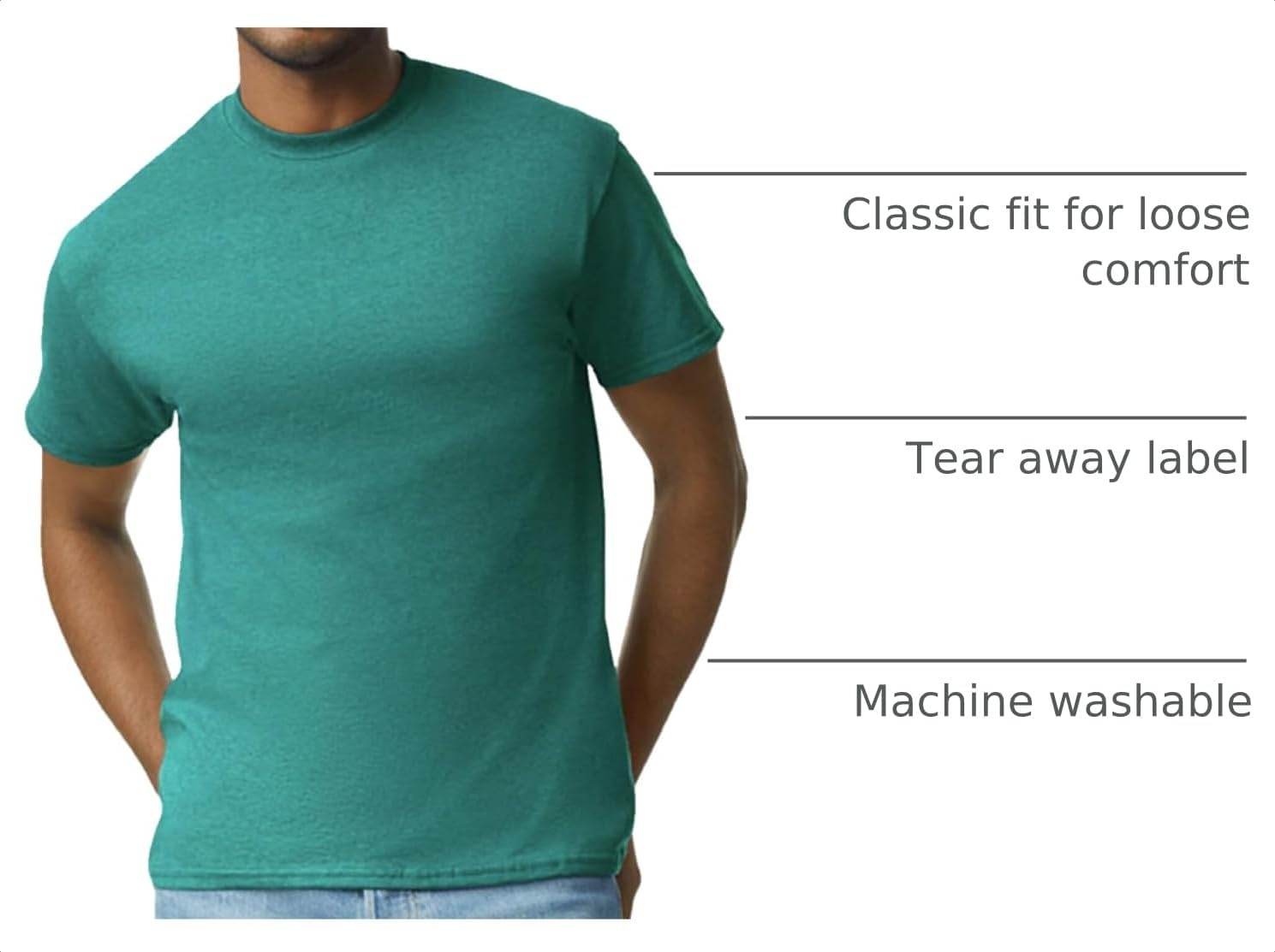 image:imageGildan Adult Ultra Cotton TShirt Style G2000 MultipackGalapagos Blue