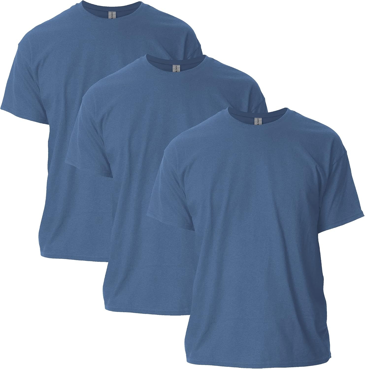 image:imageGildan Adult Ultra Cotton TShirt Style G2000 MultipackHeather Indigo