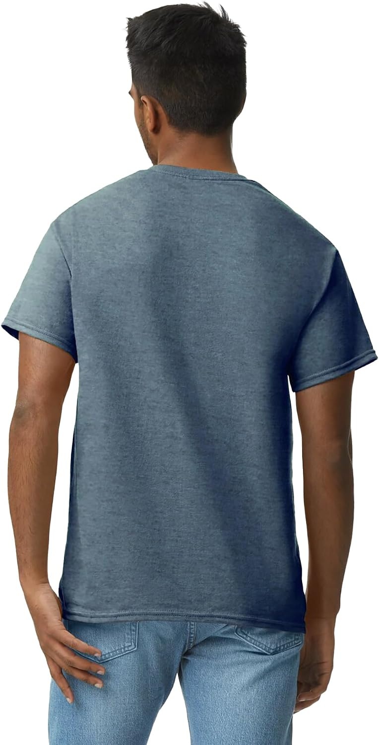 image:imageGildan Adult Ultra Cotton TShirt Style G2000 MultipackHeather Indigo