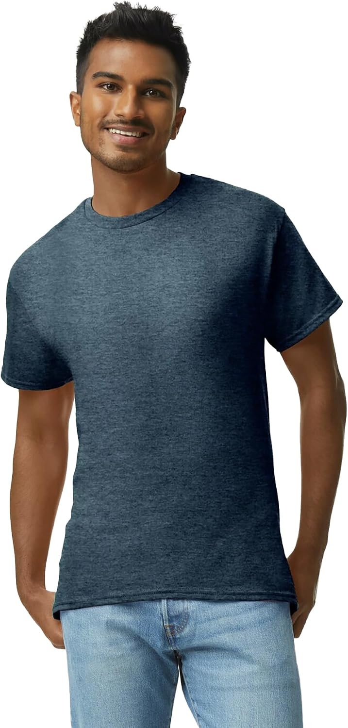 image:imageGildan Adult Ultra Cotton TShirt Style G2000 MultipackHeather Navy