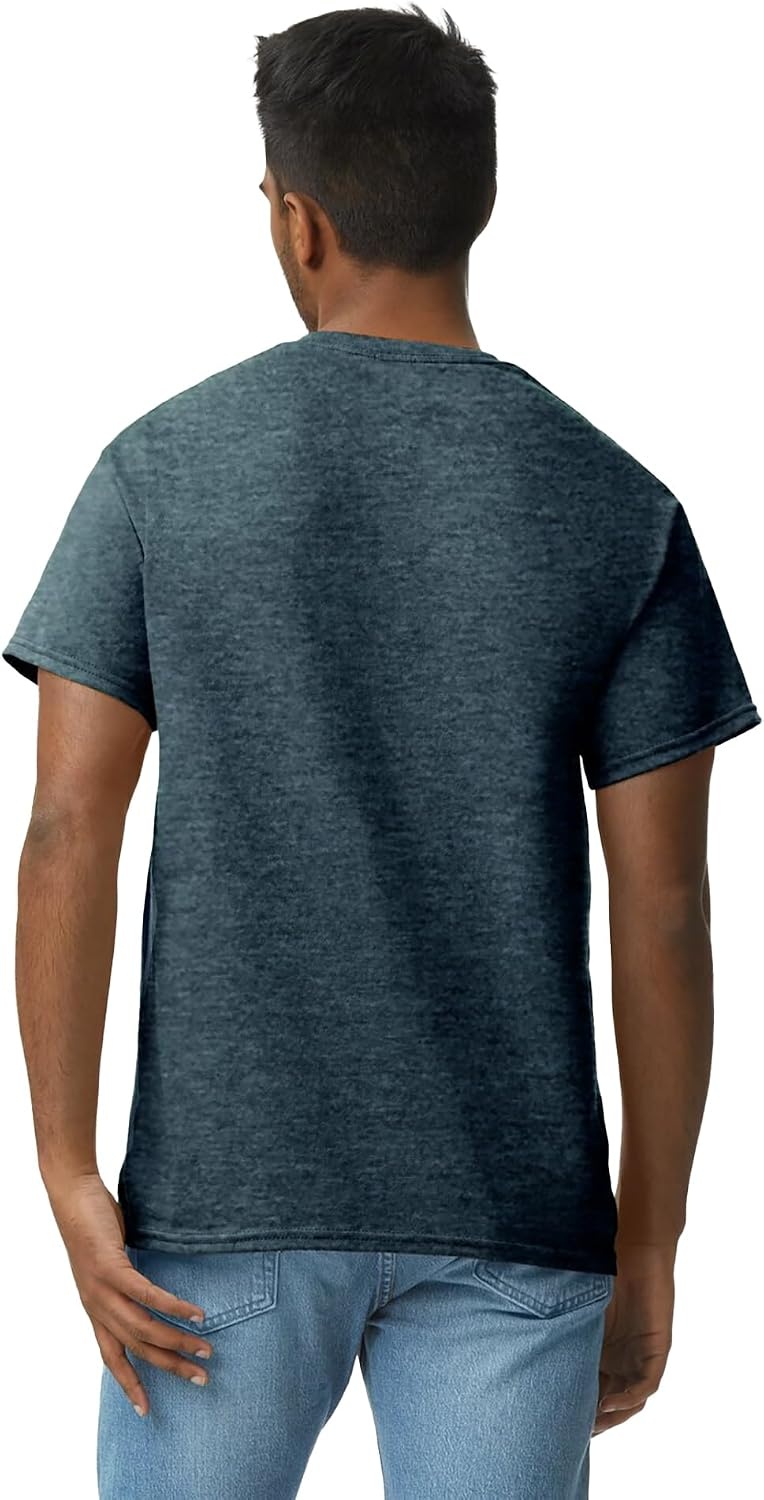 image:imageGildan Adult Ultra Cotton TShirt Style G2000 MultipackHeather Navy