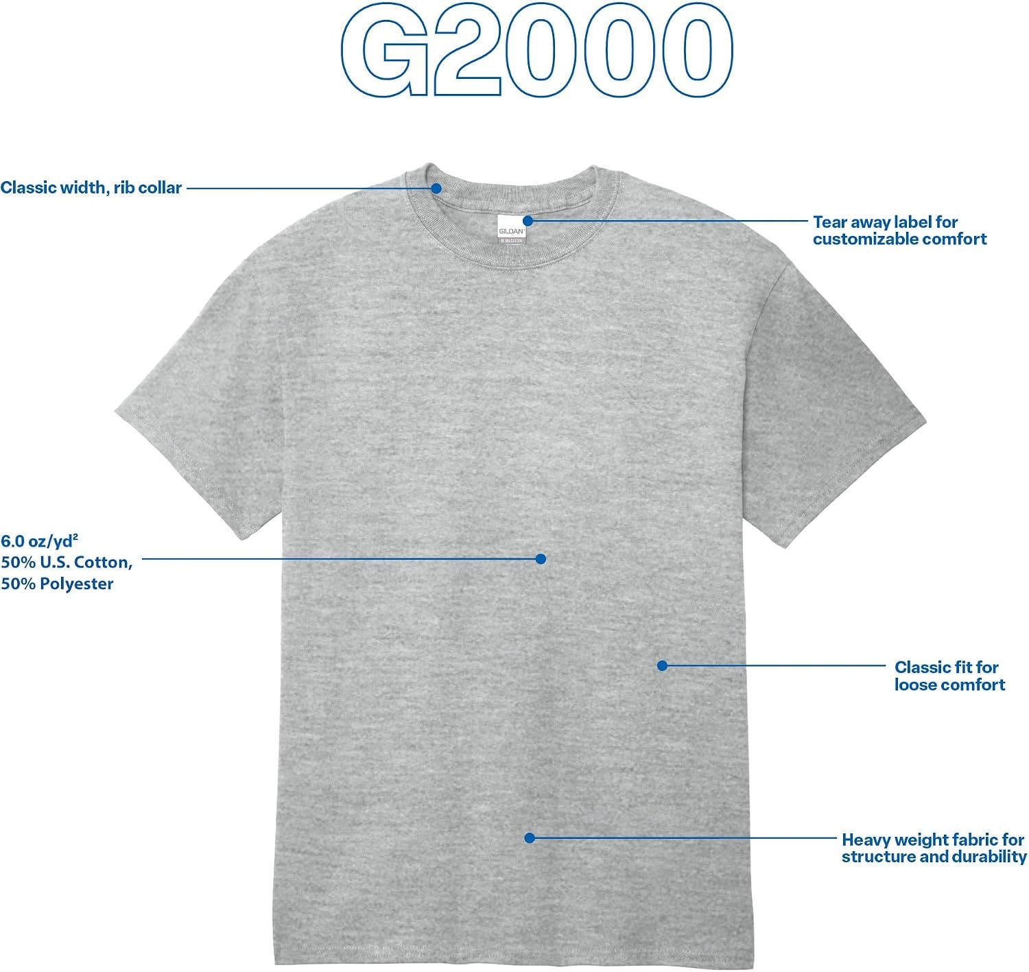 image:imageGildan Adult Ultra Cotton TShirt Style G2000 MultipackS Orange 2pack