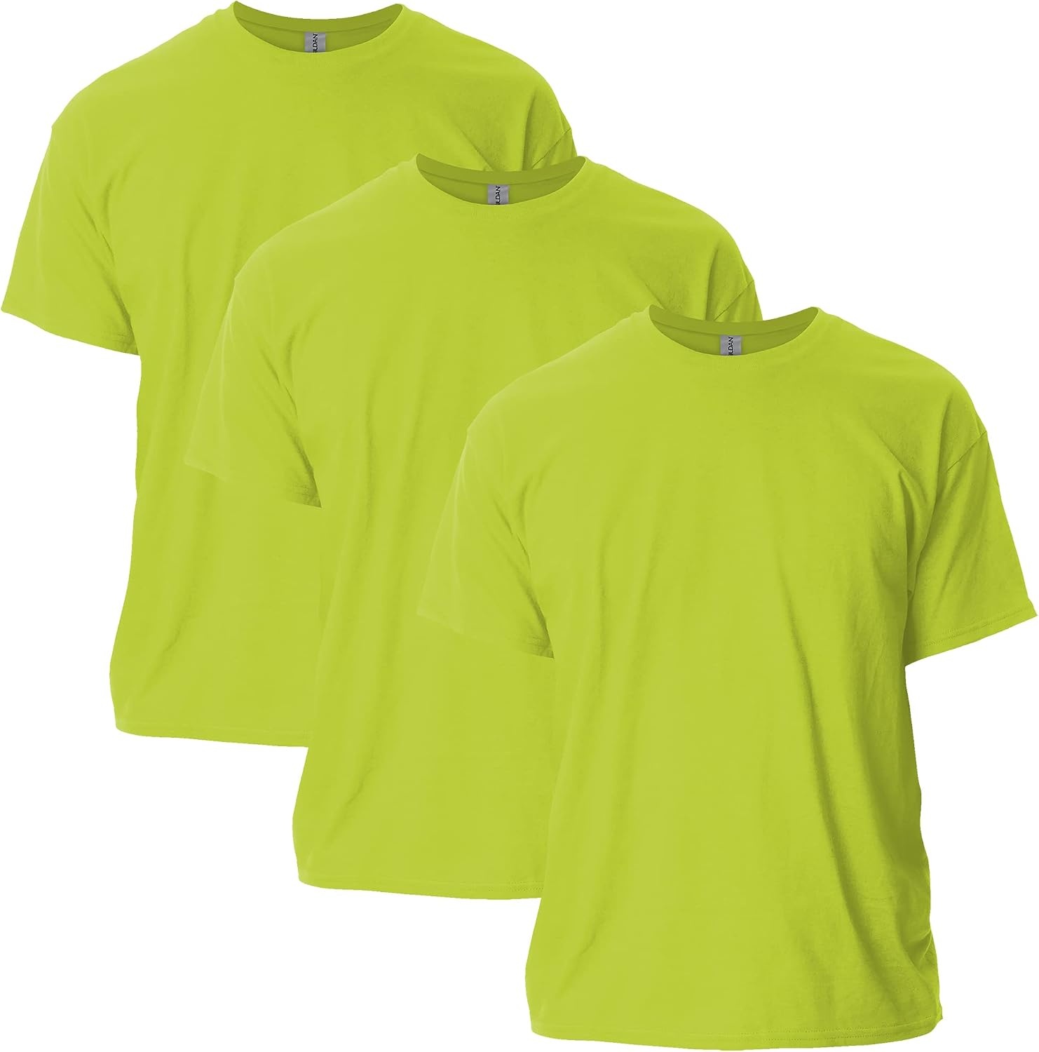 image:imageGildan Adult Ultra Cotton TShirt Style G2000 MultipackSafety Green