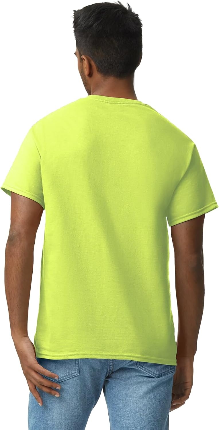image:imageGildan Adult Ultra Cotton TShirt Style G2000 MultipackSafety Green