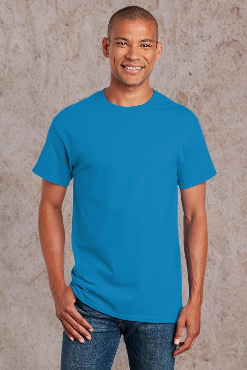 image:imageGildan Adult Ultra Cotton TShirt Style G2000 MultipackSapphire