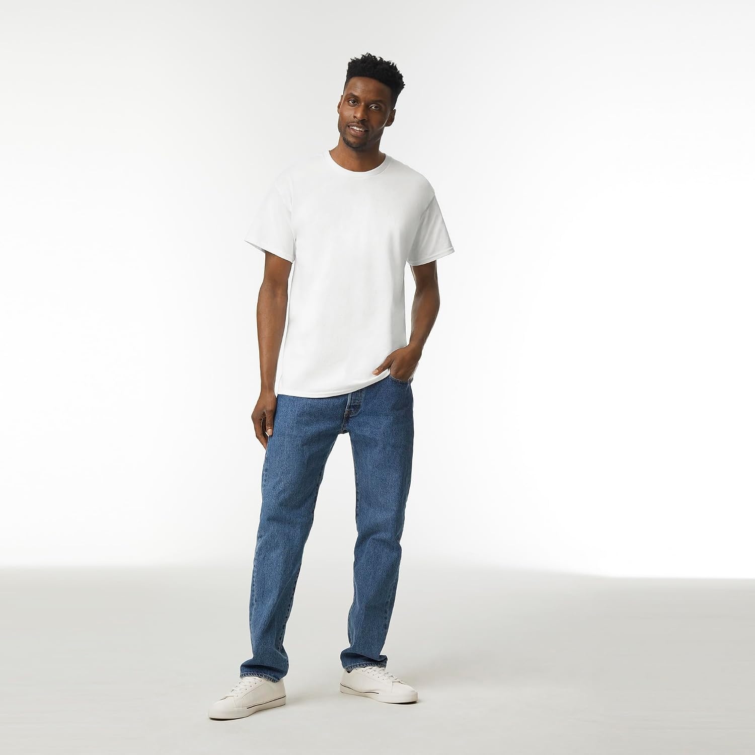 image:imageGildan Adult Ultra Cotton TShirt Style G2000 MultipackWhite