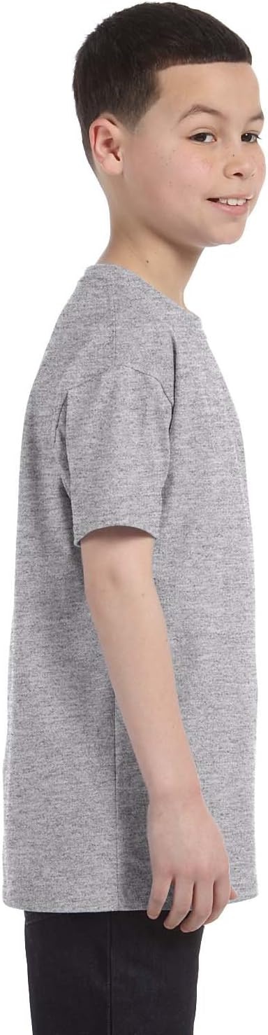 image:imageGildan UnisexChild Gildan Youth Heavy Cotton TShirt Style G5000b 2PackSport Grey