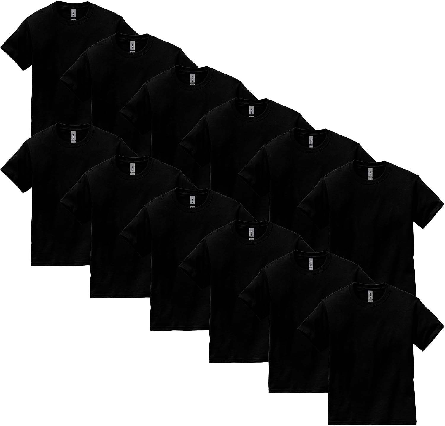 image:imageGildan Youth Ultra Cotton TShirt Style G2000B MultipackBlack
