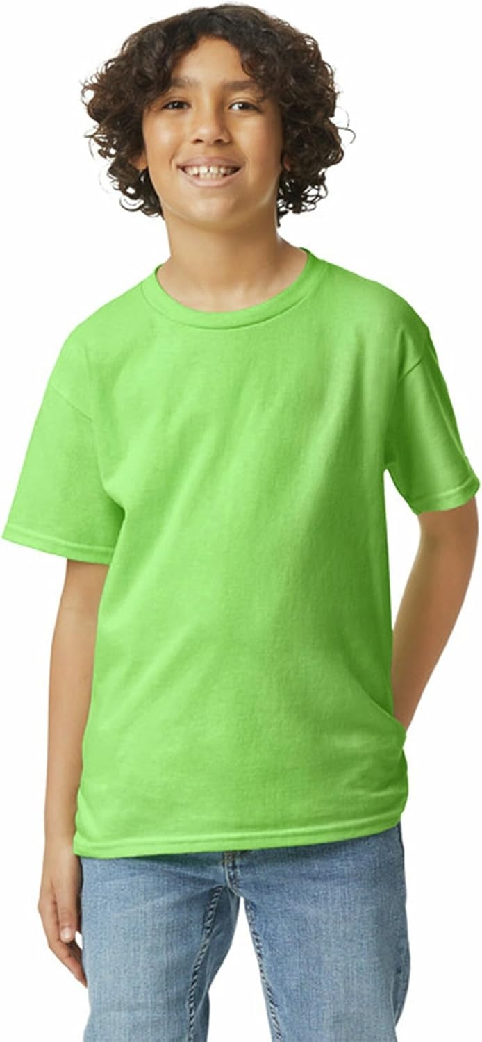 image:imageGildan Youth Ultra Cotton TShirt Style G2000B MultipackLime 2pack