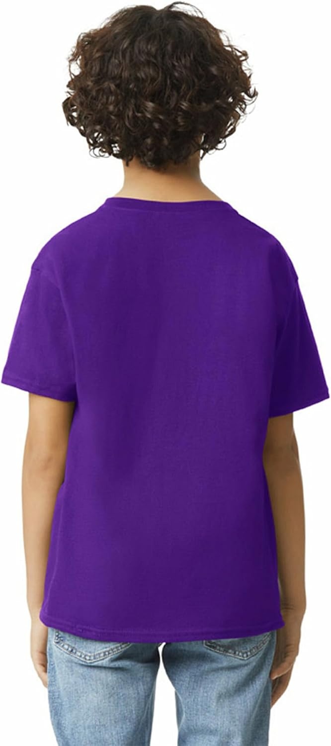 image:imageGildan Youth Ultra Cotton TShirt Style G2000B MultipackPurple 2pack