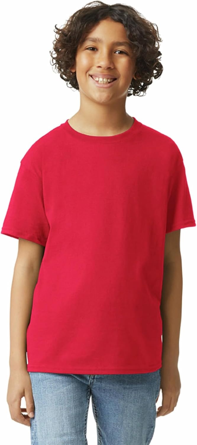 image:imageGildan Youth Ultra Cotton TShirt Style G2000B MultipackRed 2pack