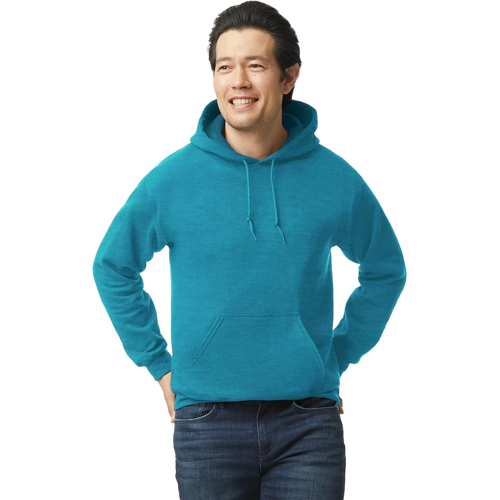 image:imageGildan Adult Fleece Hoodie Sweatshirt Style G18500 MultipackAntique Sapphire 1pack