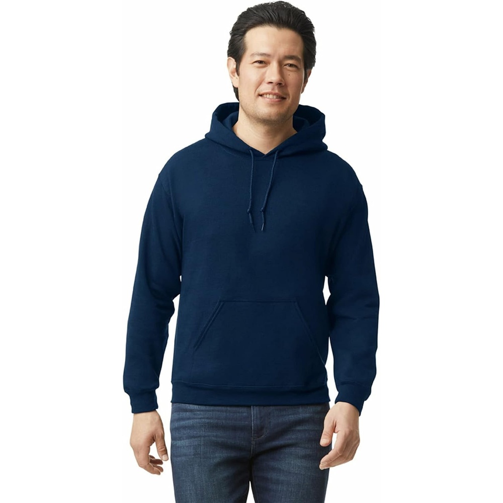 image:imageGildan Adult Fleece Hoodie Sweatshirt Style G18500 MultipackNavy 1pack