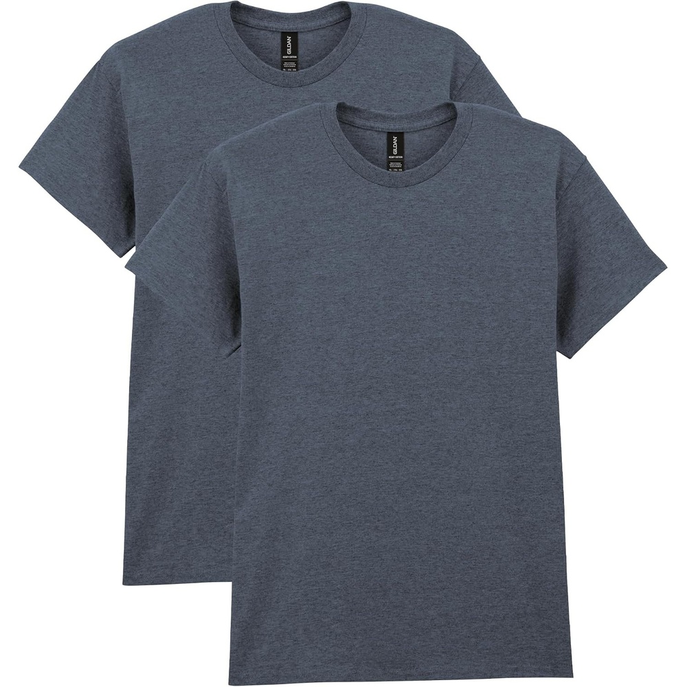image:imageGildan Adult Heavy Cotton TShirt Style G5000Heather Navy