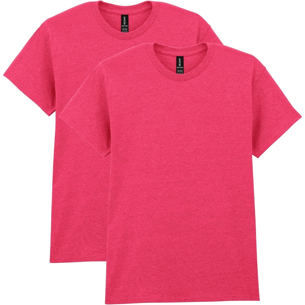 image:imageGildan Adult Heavy Cotton TShirt Style G5000Heather Red