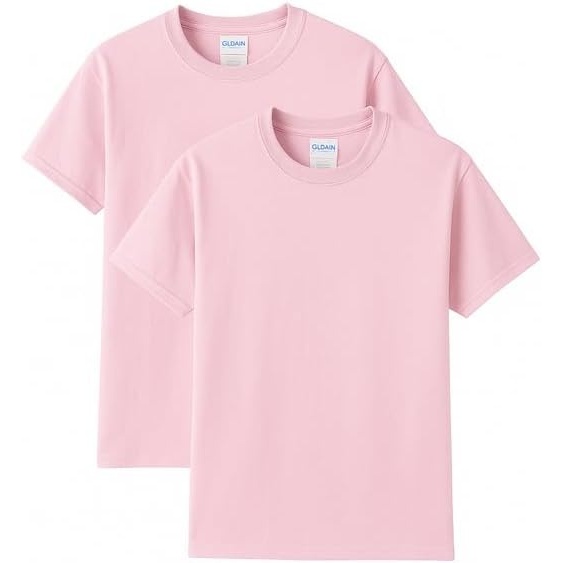 image:imageGildan Adult Heavy Cotton TShirt Style G5000Light Pink 2pack