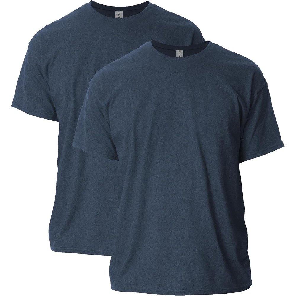 image:imageGildan Adult Ultra Cotton TShirt Style G2000 MultipackHeather Navy