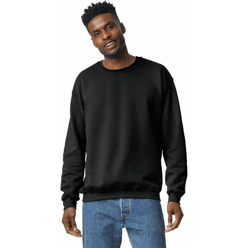 image:imageGildan Unisex Adult Fleece Crewneck Sweatshirt Style G18000 MultipackBlack 36pack